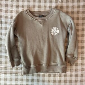 Tan - Grey Kids Sweatshirt by Binky Bro 2-3yrs